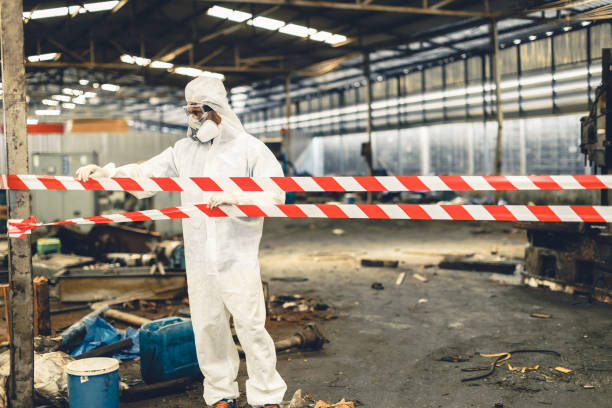 Professional Trauma Scene Cleanup technician working in Hillsboro, WI